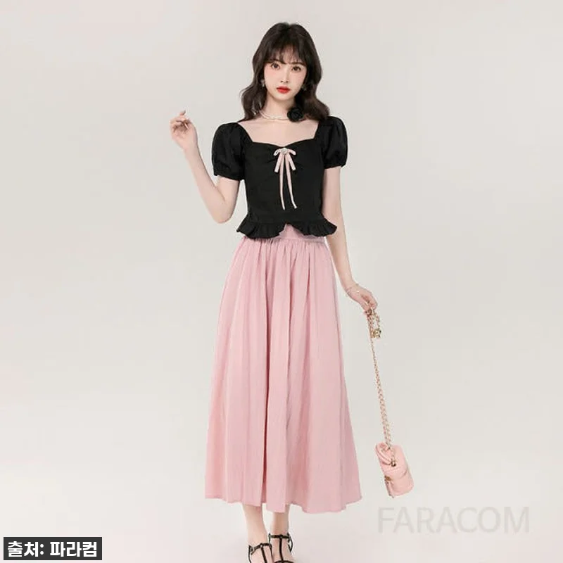 이건 무조건 사야 해! 💖 스퀘어 칼라 퍼프 소매 투피스, 하객룩도 데일리룩도 찰떡! (5% 할인 놓치지 마세요!) 8 이건 무조건 사야 해! 💖 스퀘어 칼 관련 이미지 1