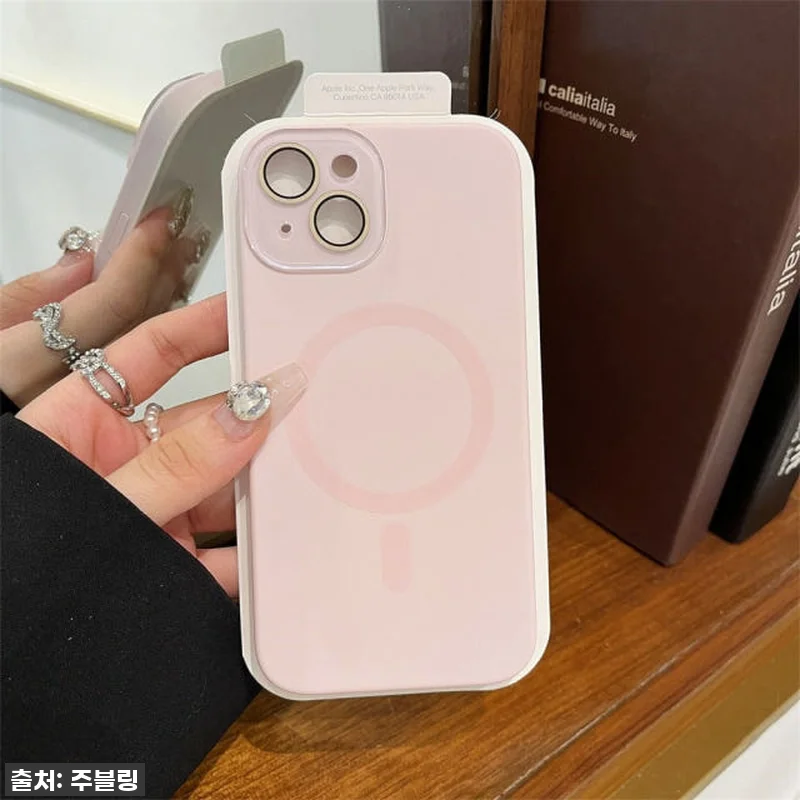 아이폰16 멜란지핑크 맥세이프 케이스 관련 이미지 1