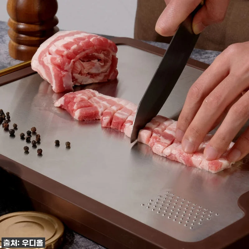 나무 스텐 양면 도마 원목 우드 스테인리스 이유식 스탠다드 14 나무 스텐 양면 도마 원목 우드 스테 관련 이미지 2