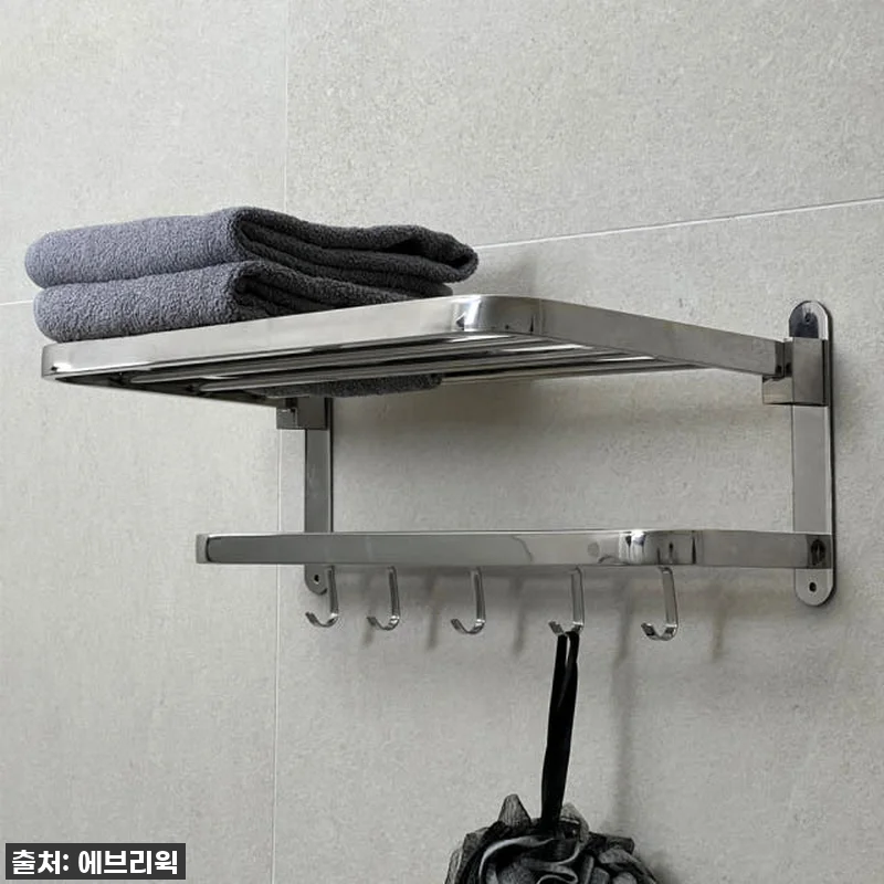 ✨ 품절임박! 우리 집 욕실이 호텔로 변신? 찐후기 무타공 스텐 수건 선반으로 수납 끝장내기! ✨ 10 ✨ 품절임박! 우리 집 욕실이 호텔로 관련 이미지 2