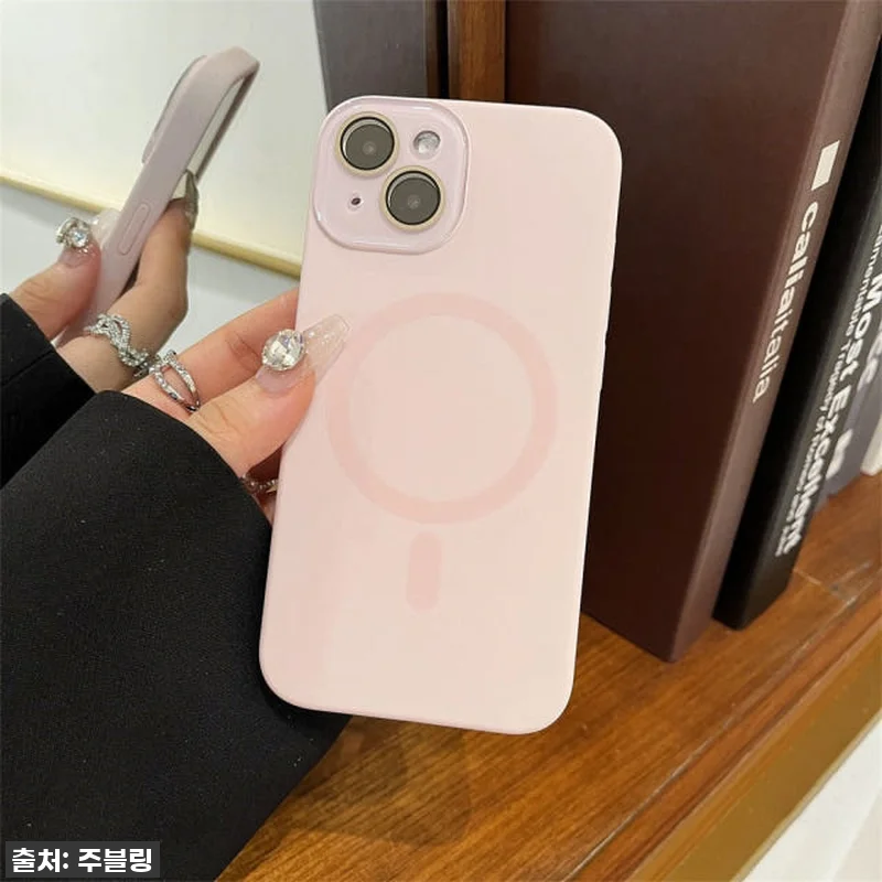 아이폰16 멜란지핑크 맥세이프 케이스 관련 이미지 2