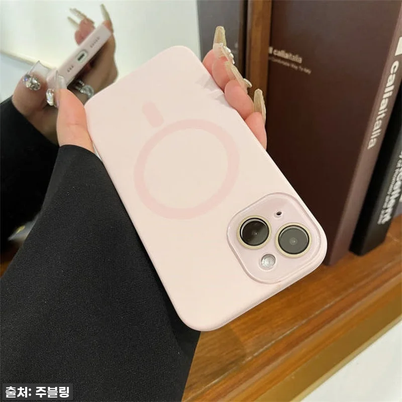 아이폰16 멜란지핑크 맥세이프 케이스 관련 이미지 3