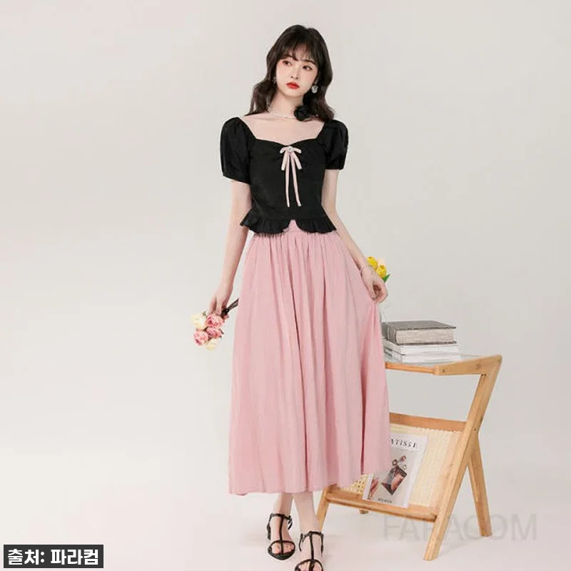 이건 무조건 사야 해! 💖 스퀘어 칼라 퍼프 소매 투피스, 하객룩도 데일리룩도 찰떡! (5% 할인 놓치지 마세요!) 11 이건 무조건 사야 해! 💖 스퀘어 칼 관련 이미지 4