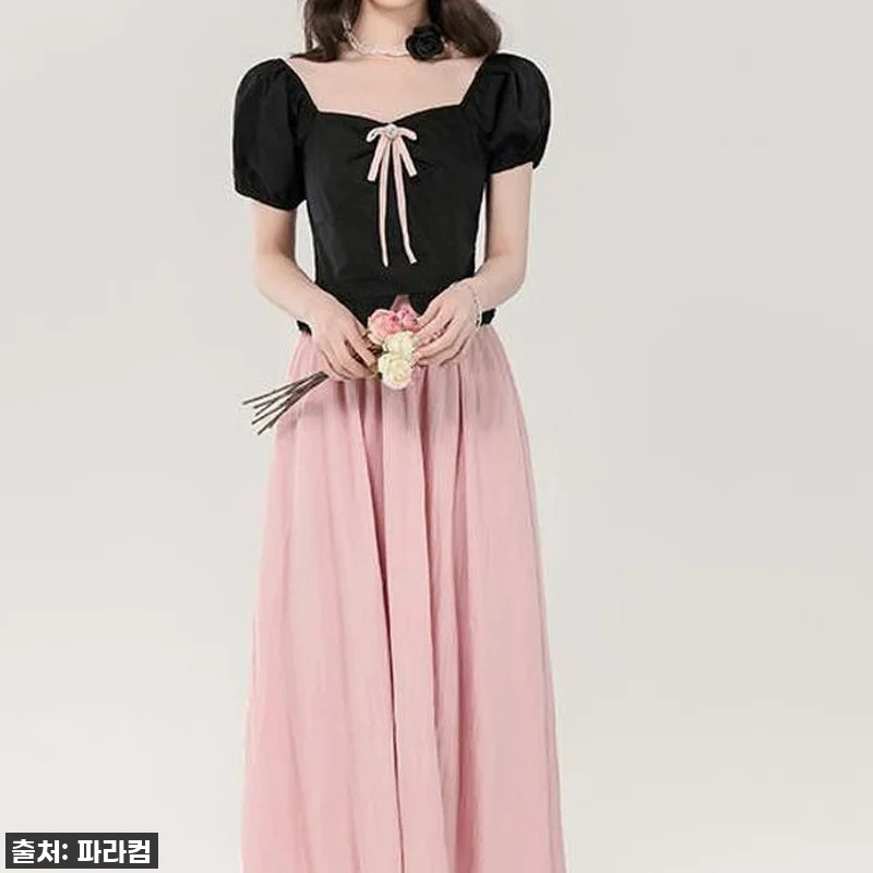 이건 무조건 사야 해! 💖 스퀘어 칼라 퍼프 소매 투피스, 하객룩도 데일리룩도 찰떡! (5% 할인 놓치지 마세요!) 12 이건 무조건 사야 해! 💖 스퀘어 칼 관련 이미지 5