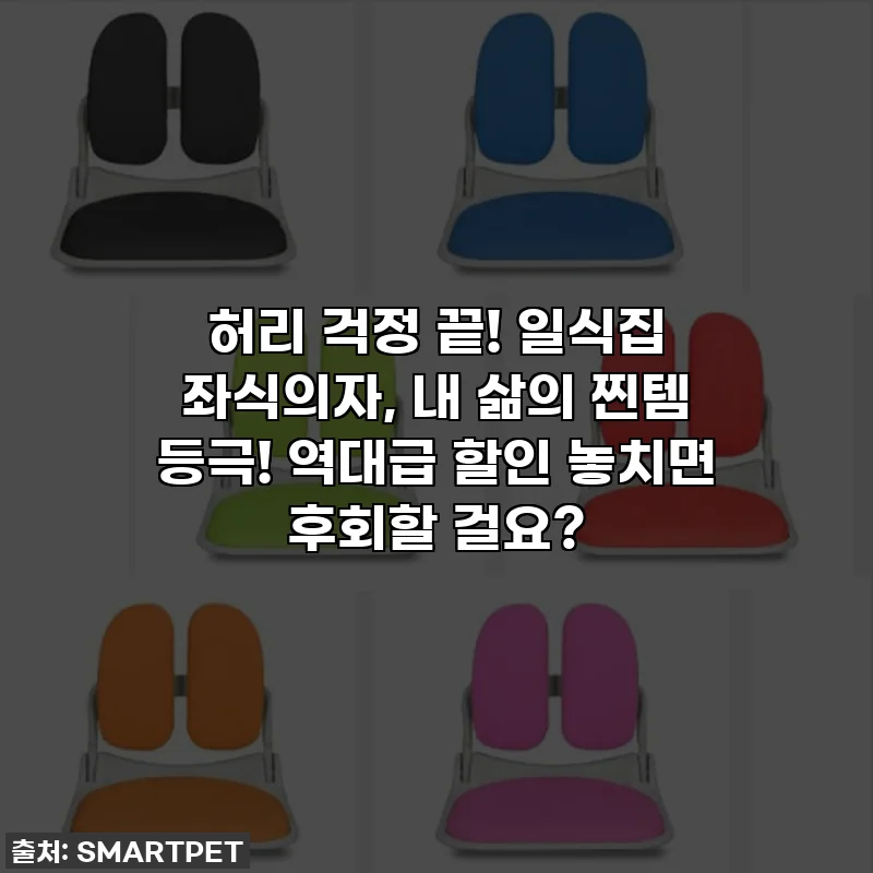 허리 걱정 끝! 일식집 좌식의자, 내 삶의 찐템 등극! 역대급 할인 놓치면 후회할 걸요?