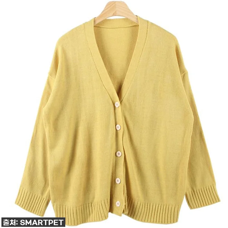 찐후기! 품절대란 루즈 니트 가디건, 관련 이미지 1