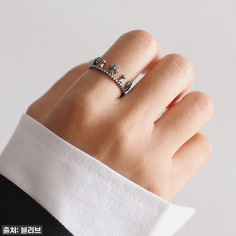 ✨ 품절대란 예감! 슬림 왕관 반지, 관련 이미지 1