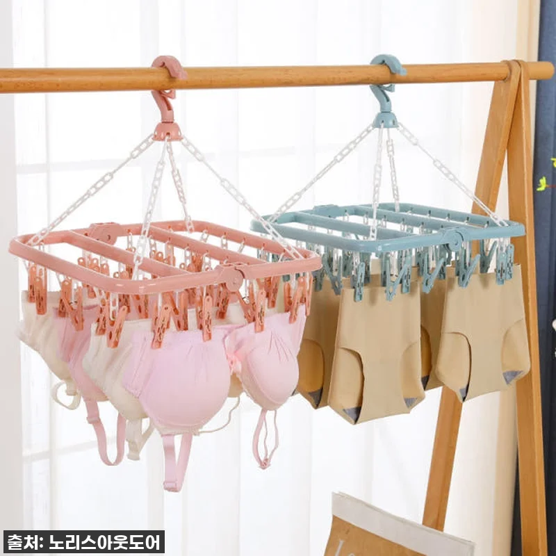 이건 무조건 사야 해! 32p 만능 양말건조대, 살림 꿀템 등극 찐후기!