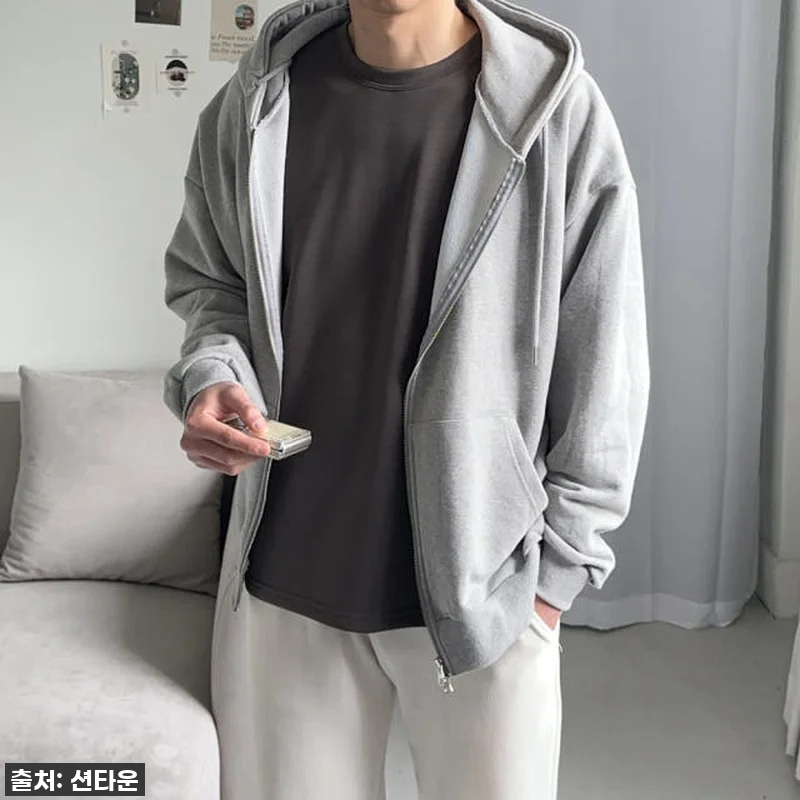 이 가격 실화?! 남친룩, 커플룩 끝판왕! 오버핏 후드집업 솔직 리뷰! 💜 6 이 가격 실화?! 남친룩, 커플룩 끝 관련 이미지 1