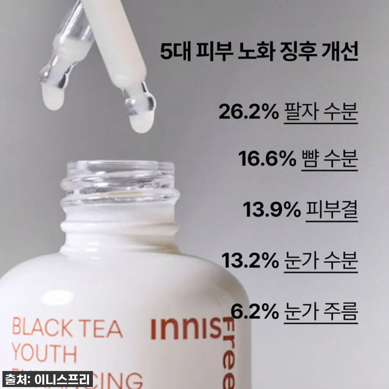 이니스프리 블랙티 앰플, 지친 피부에 광명 찾은 찐후기! 품절되기 전에 쟁여두세요! 8 이니스프리 블랙티 앰플, 지친 피부에 관련 이미지 2