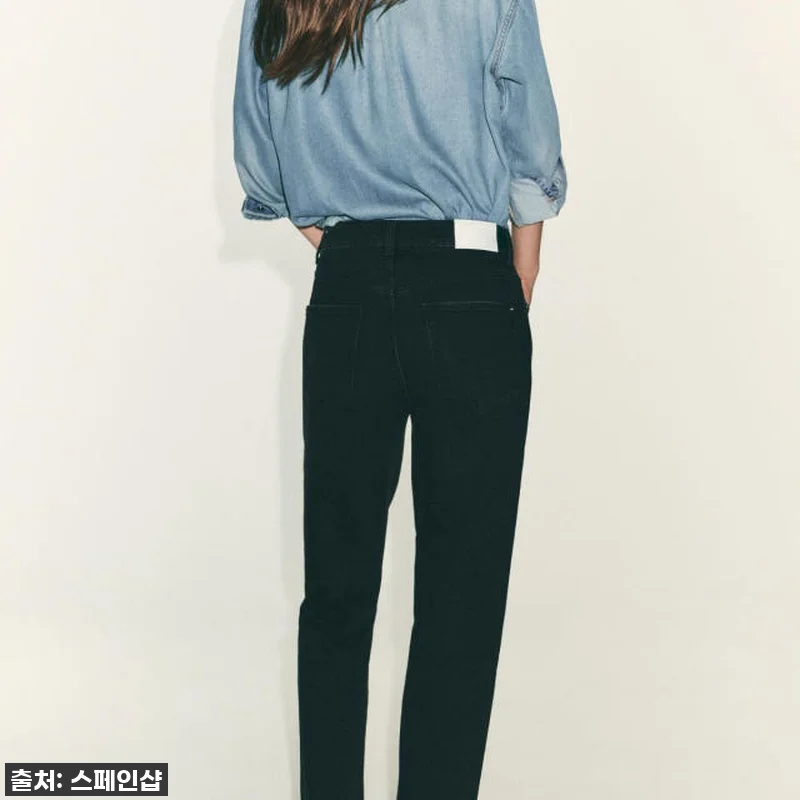 자라 하이웨이스트 컴포트 데님 맘핏 관련 이미지 2