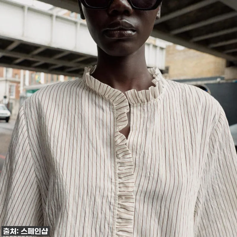 ✨품절대란템 강림! 자라 스트라이프 러플 브이넥 셔츠, 드디어 내 손에!✨ 12 ✨품절대란템 강림! 자라 스트라이프 관련 이미지 3