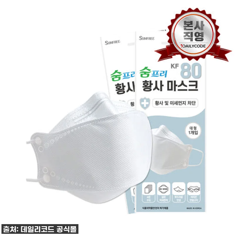 숨프리 KF80 마스크, 드디어 찾았다! 마스크 트러블 잠재운 내 인생템 찐후기! 5 숨프리 KF80 마스크, 드디어 찾았 관련 이미지 1