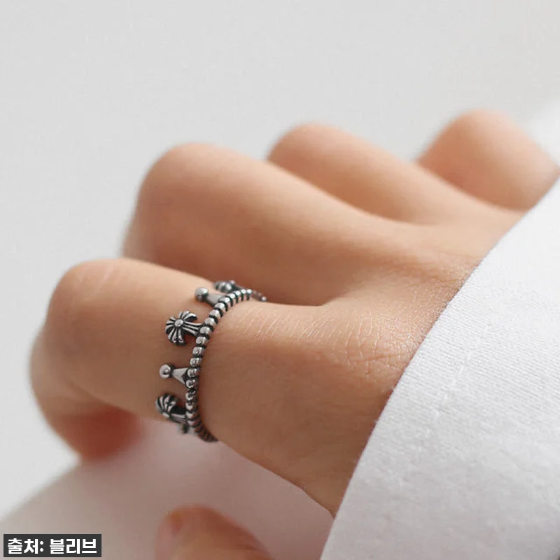 ✨ 품절대란 예감! 슬림 왕관 반지, 관련 이미지 3