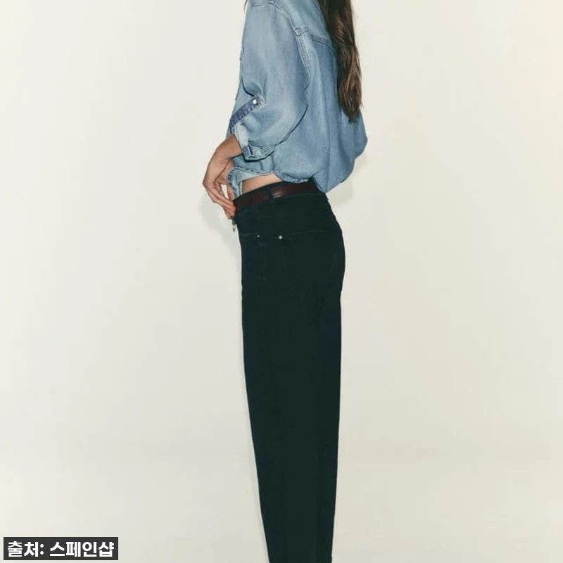 자라 하이웨이스트 컴포트 데님 맘핏 관련 이미지 4