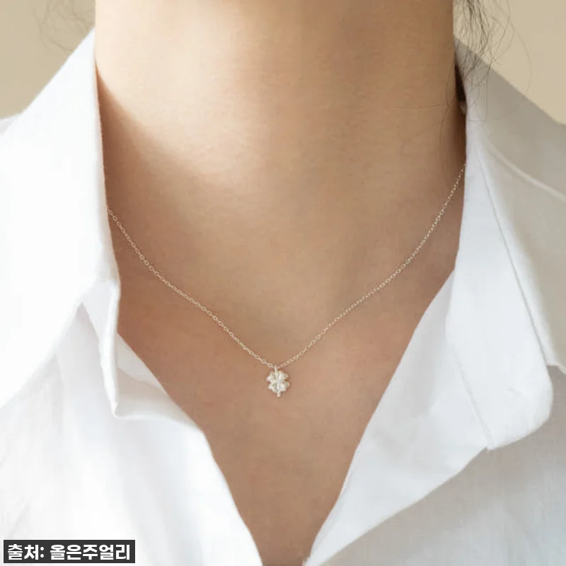 이 가격 실화?✨ 실버925 클로버 관련 이미지 4