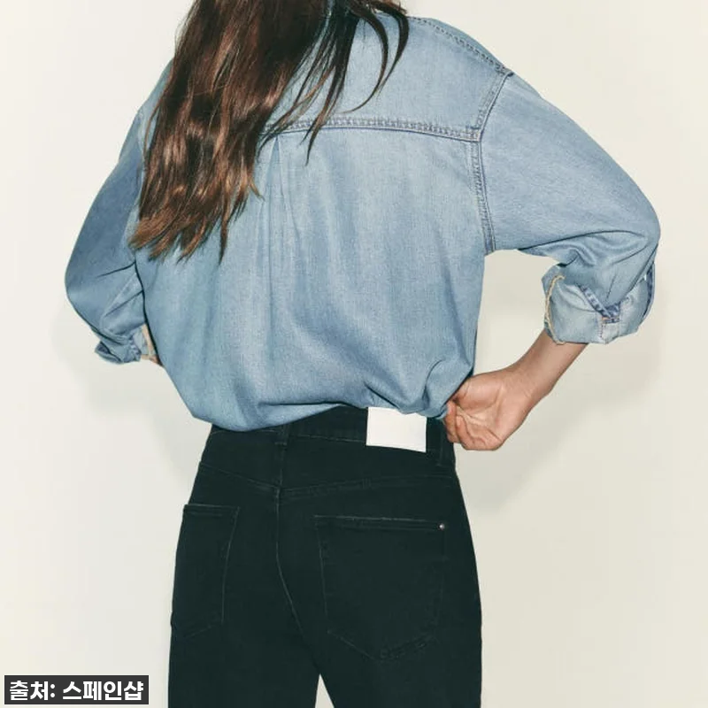 자라 하이웨이스트 컴포트 데님 맘핏 관련 이미지 5