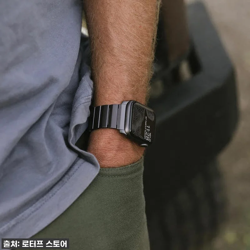 노마드 애플워치 티타늄 스트랩: 직접 관련 이미지 4