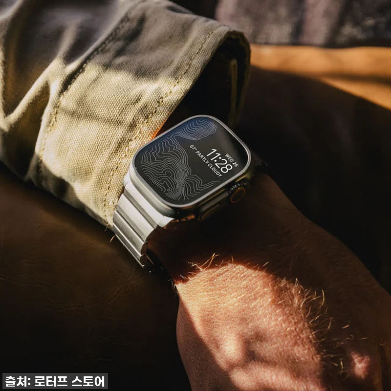 노마드 애플워치 티타늄 스트랩: 직접 관련 이미지 6