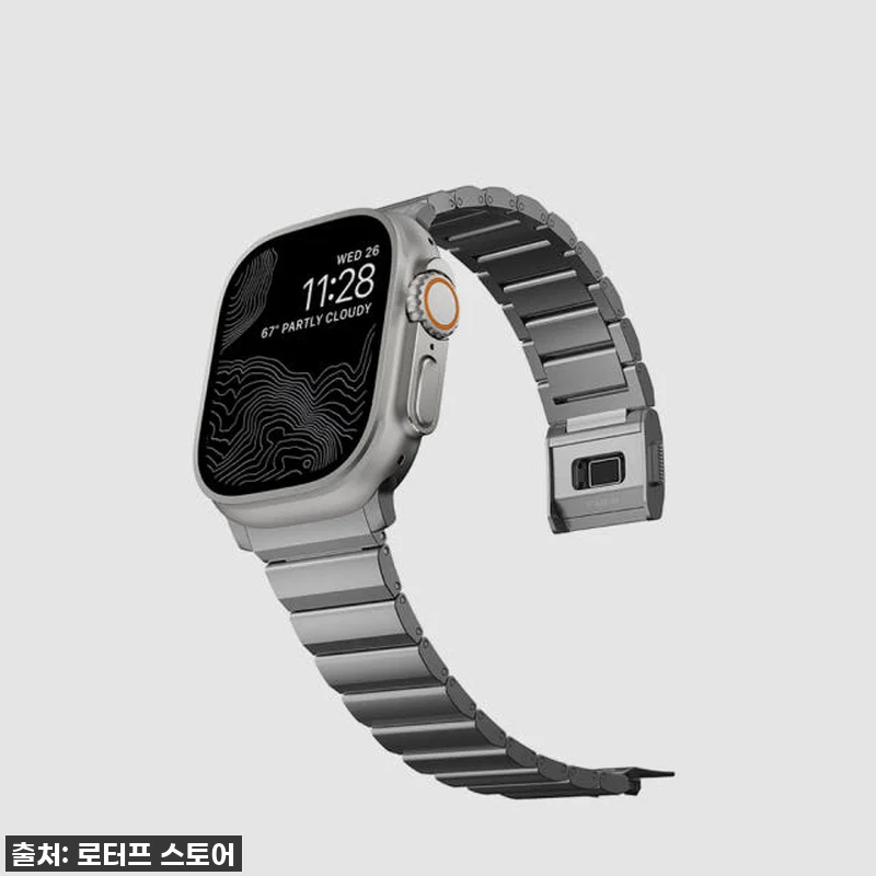 노마드 애플워치 티타늄 스트랩: 직접 관련 이미지 9
