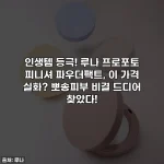 인생템 등극! 루나 프로포토 피니셔 파우더팩트, 이 가격 실화? 뽀송피부 비결 드디어 찾았다!