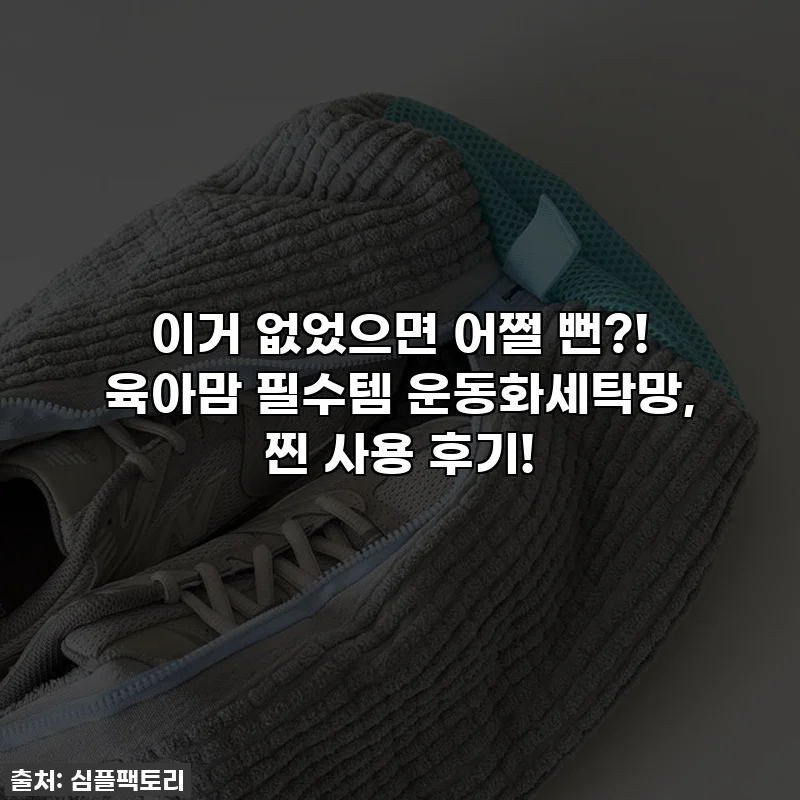 이거 없었으면 어쩔 뻔?! 육아맘 필수템 운동화세탁망, 찐 사용 후기!
