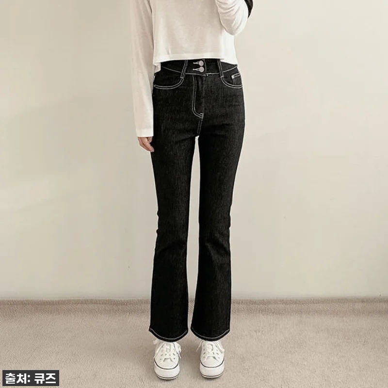 여자 청바지 부츠컷 3단기장 이염없는 관련 이미지 1