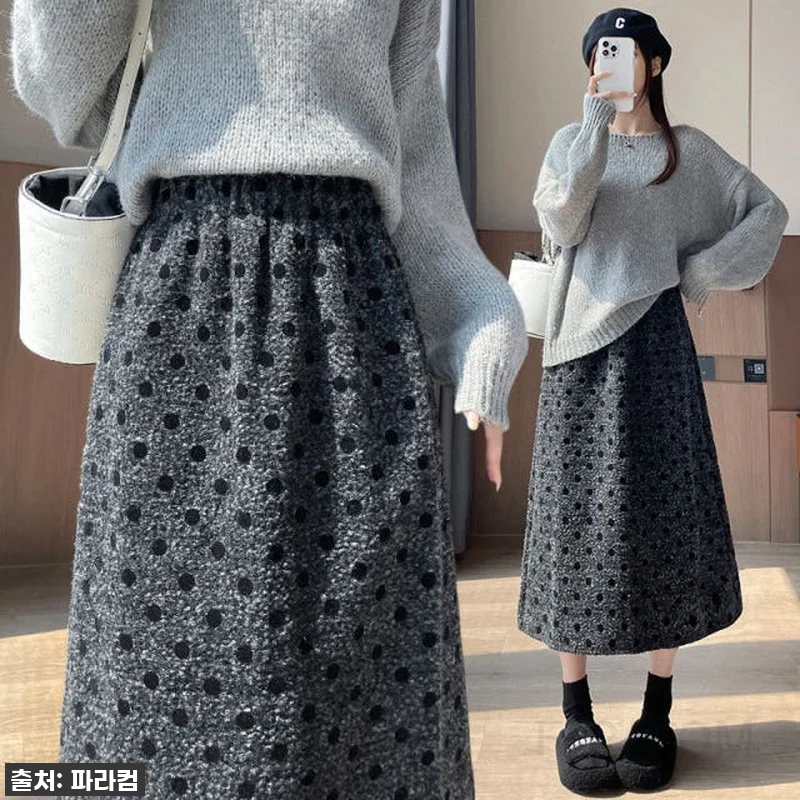 이슈템 등극! 블랙 물방울 스커트, 관련 이미지 1