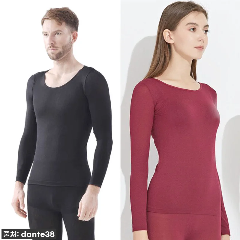 남녀 발열 내의 따스한 초경량 겨울 관련 이미지 1