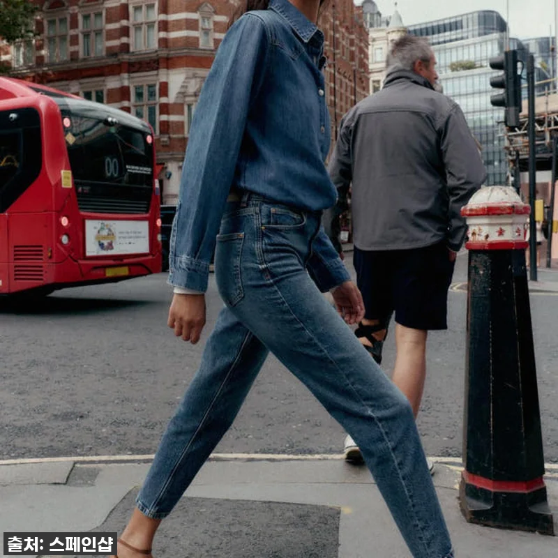 이슈템 등극! 자라 플루이드 데님 긴 관련 이미지 2