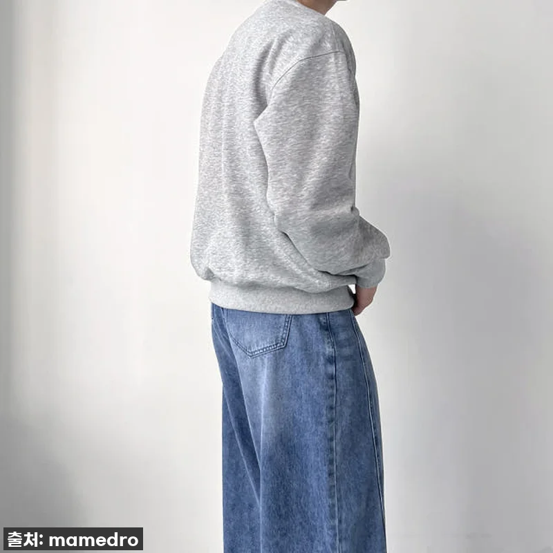 오버핏맨투맨 남자크롭맨투맨 무지맨투맨 관련 이미지 2