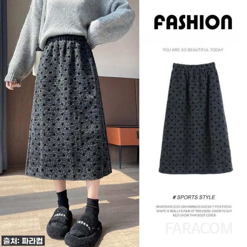 이슈템 등극! 블랙 물방울 스커트, 관련 이미지 2