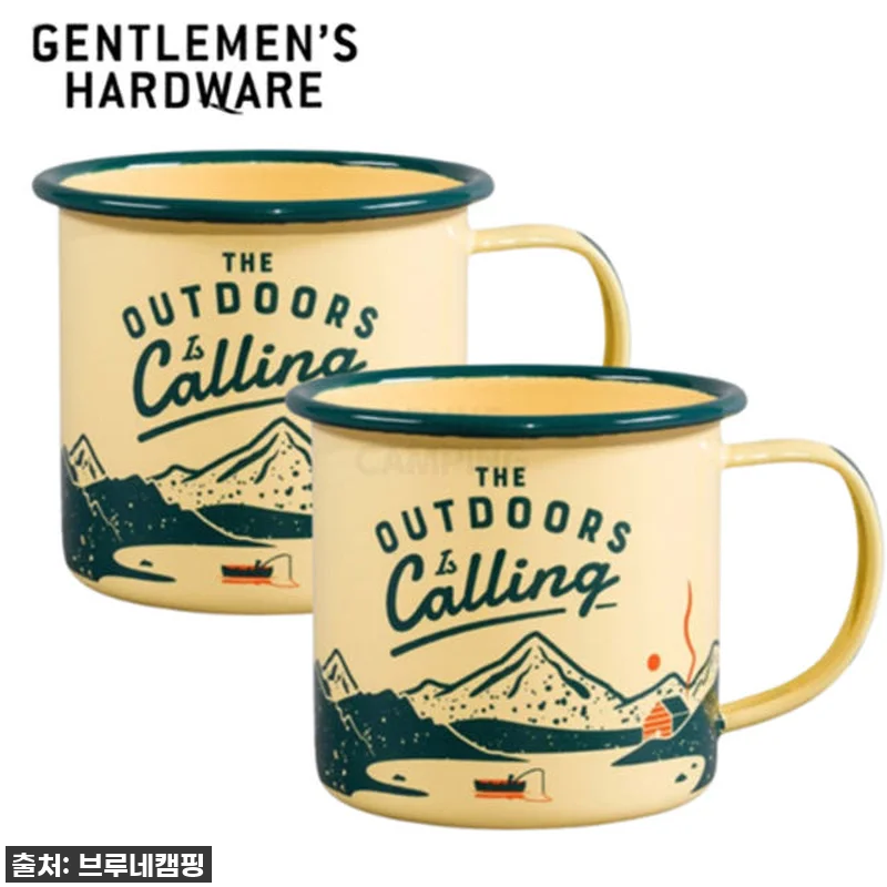 ✨젠틀맨하드웨어 법랑컵 1+1, 캠핑 관련 이미지 2