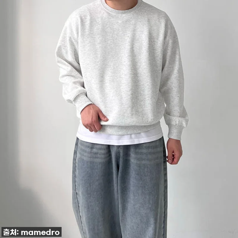 오버핏맨투맨 남자크롭맨투맨 무지맨투맨 관련 이미지 4