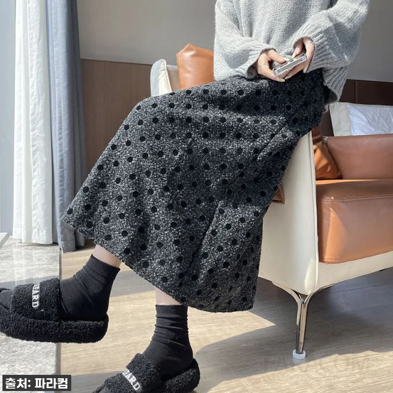 이슈템 등극! 블랙 물방울 스커트, 관련 이미지 4