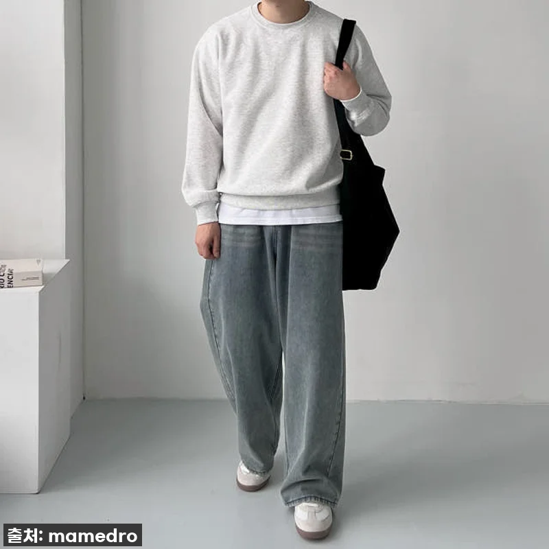 오버핏맨투맨 남자크롭맨투맨 무지맨투맨 관련 이미지 5