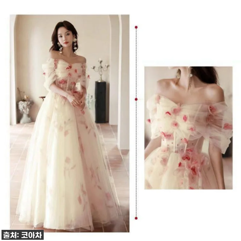 찐후기! 로즈 아이보리 캉캉 드레스로 관련 이미지 5