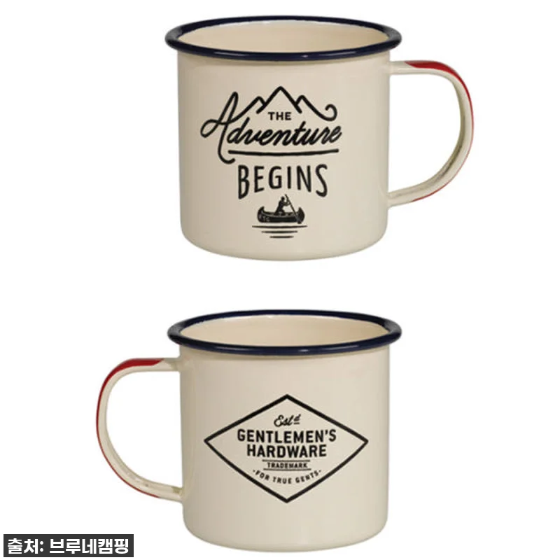 ✨젠틀맨하드웨어 법랑컵 1+1, 캠핑 관련 이미지 5
