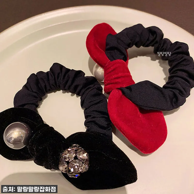 이슈템 등극! '진주 리본곱창머리끈 관련 이미지 7