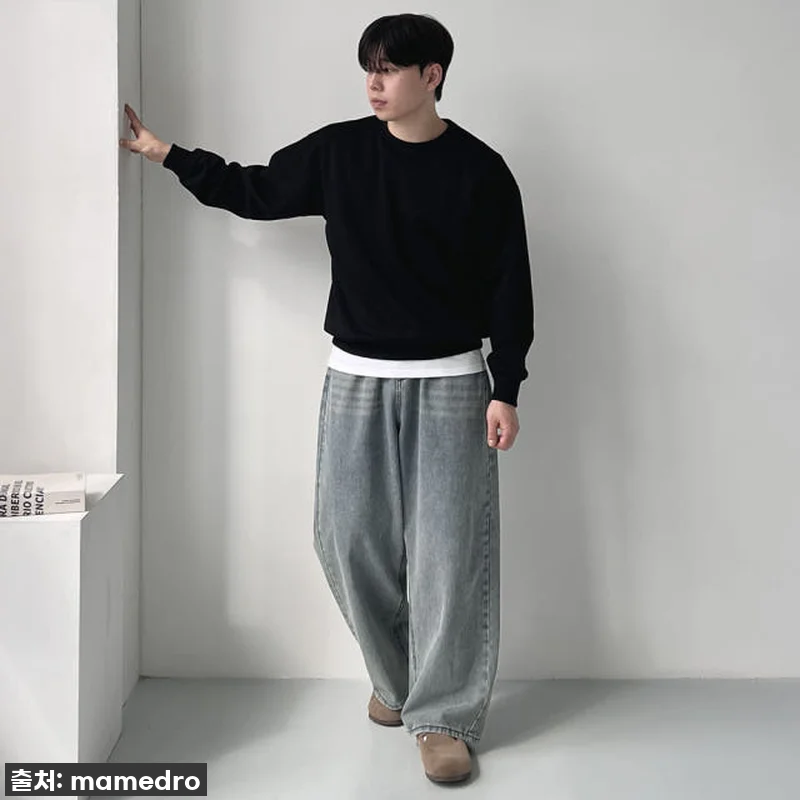 오버핏맨투맨 남자크롭맨투맨 무지맨투맨 관련 이미지 7