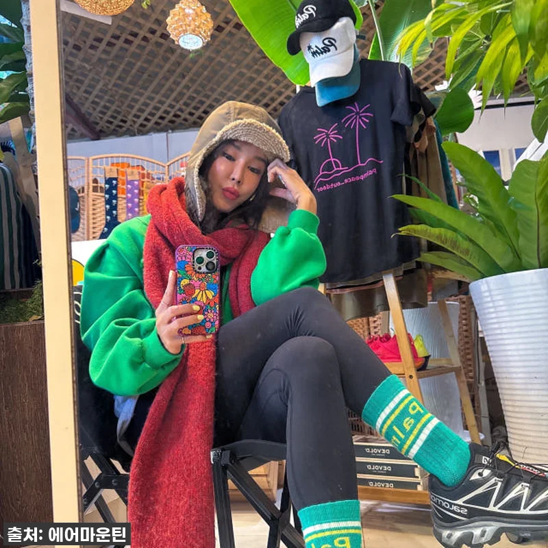 팜피스 등산양말 미드 하이킹삭스 메리 관련 이미지 7