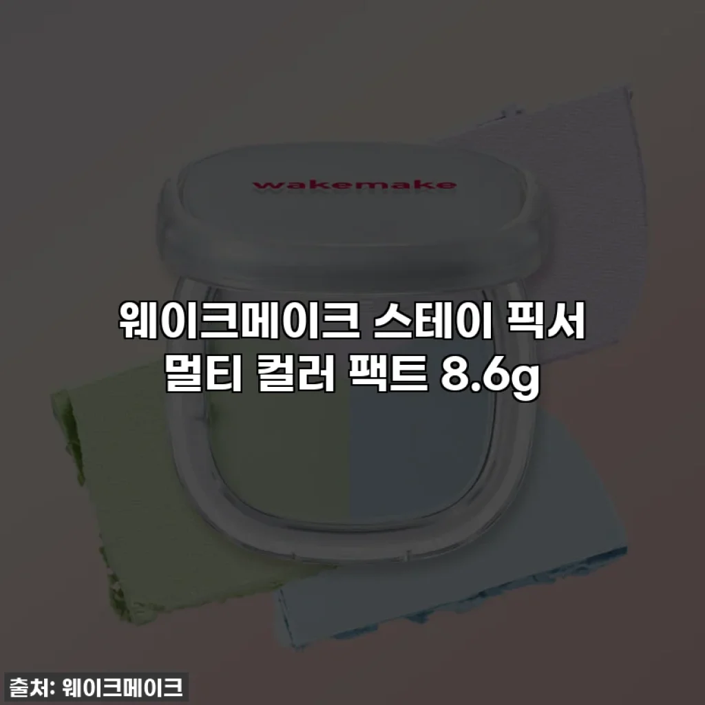 웨이크메이크 스테이 픽서 멀티 컬러 팩트 8.6g