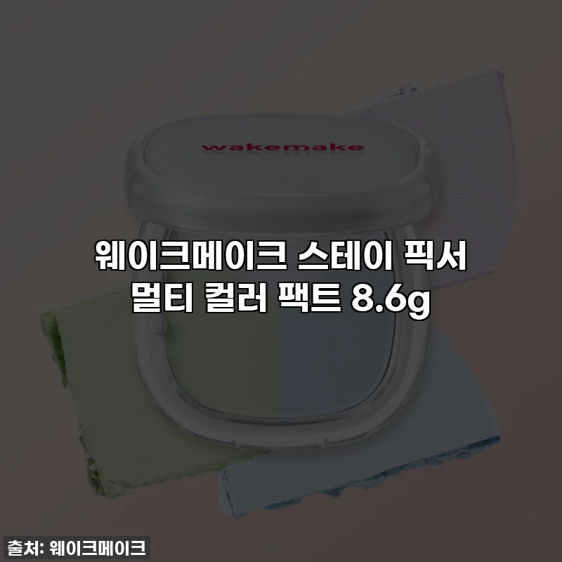 웨이크메이크 스테이 픽서 멀티 컬러 팩트 8.6g