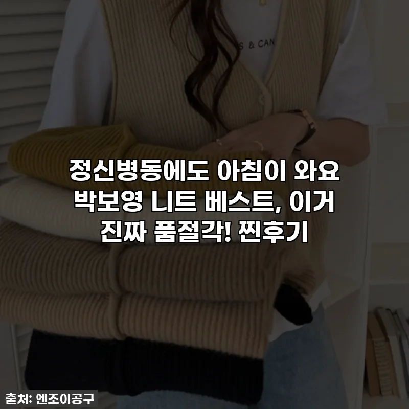 정신병동에도 아침이 와요 박보영 니트 베스트, 이거 진짜 품절각! 찐후기