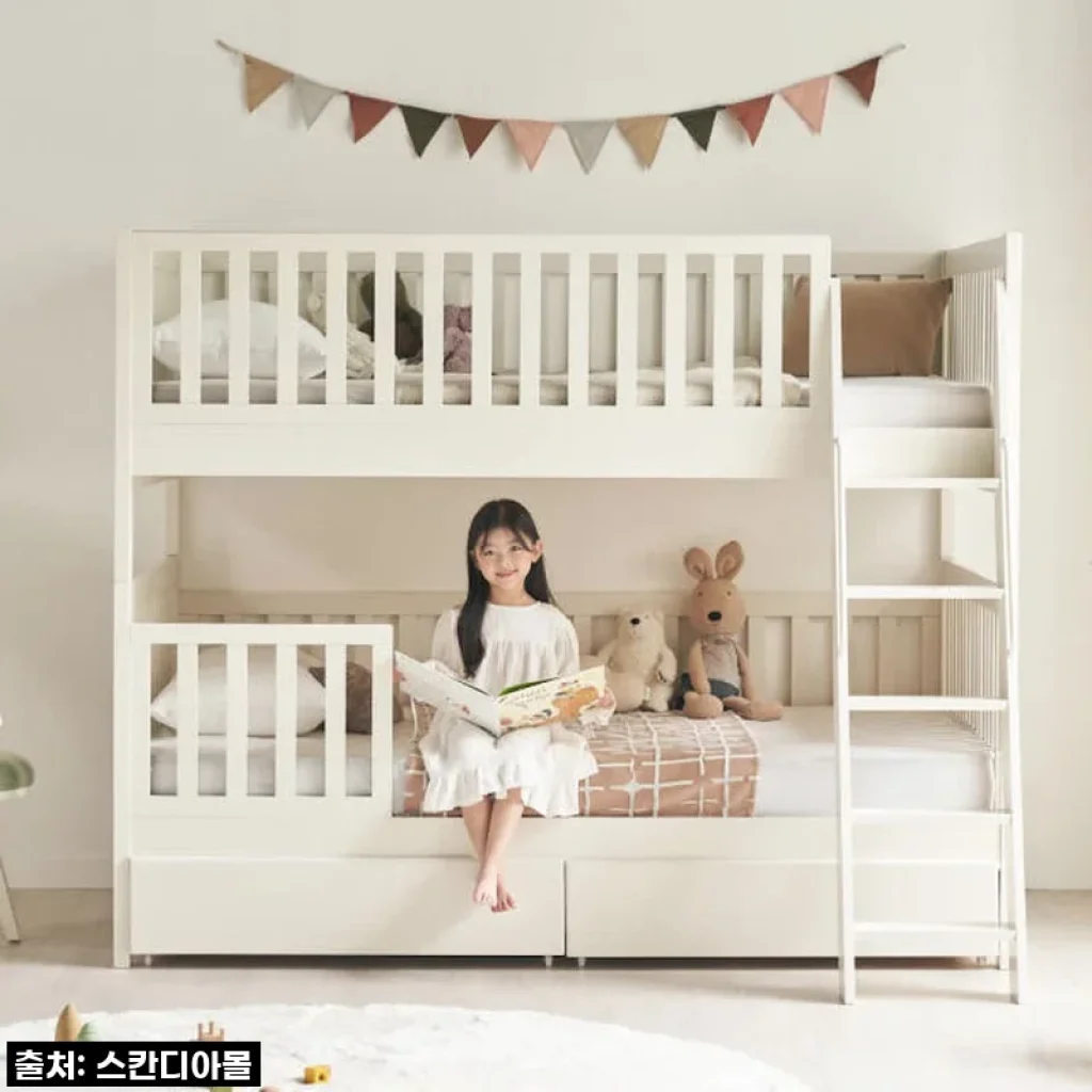 우리 아이들이 잠 못 이루는 밤? NO! 스칸디아 시몬 이층침대로 매일 밤 꿈나라 여행 중! 찐후기 공개!