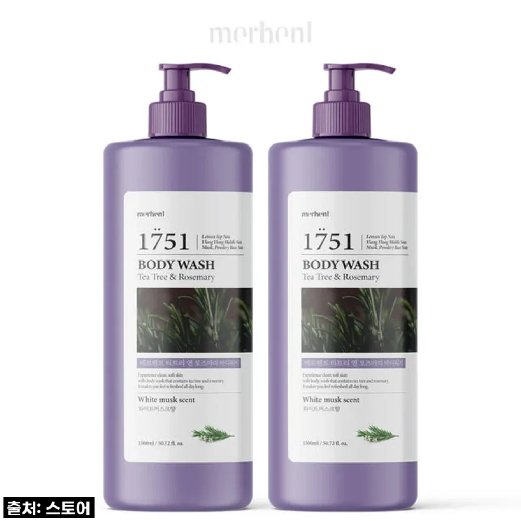 🚨품절임박🚨 1+1 메르헨트 화이트머스크 바디워시, 샤워 시간이 행복으로 변하는 찐후기!