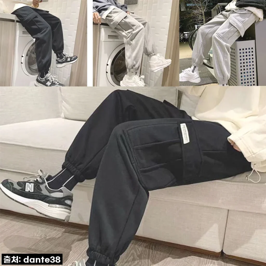 이 가격 실화?! 남성 오버핏 카고 조거팬츠, 지금 안 사면 품절각! 찐 후기 풀어봐요!