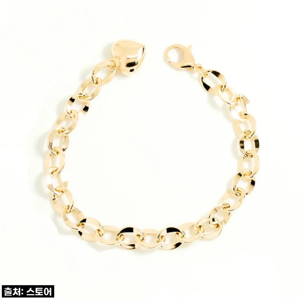 영롱함의 끝판왕! 14k 18k 할로우 프리모 그랑데 체인 금 팔찌, 내 손목에서 빛나는 인생템 등극!