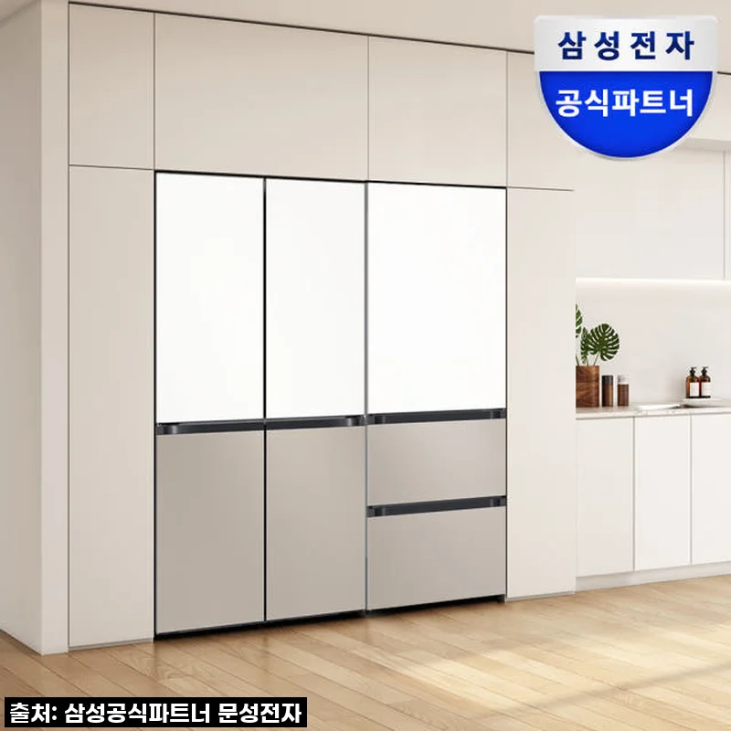 우리 집 주방에 오트밀 베이지 감성 한 스푼! 삼성 비스포크 AI 냉장고 & 김치냉장고 키친핏 솔직 사용 후기