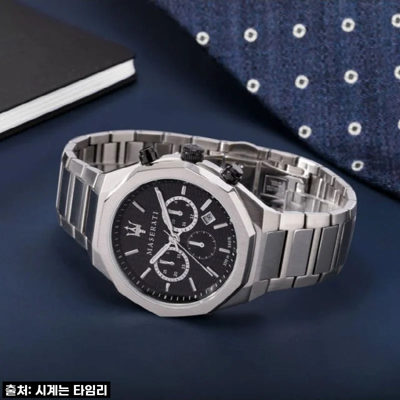이 가격 실화?! 마세라티 VARIETY 메탈 시계, 직접 차보니 남성미 폭발! ✨
